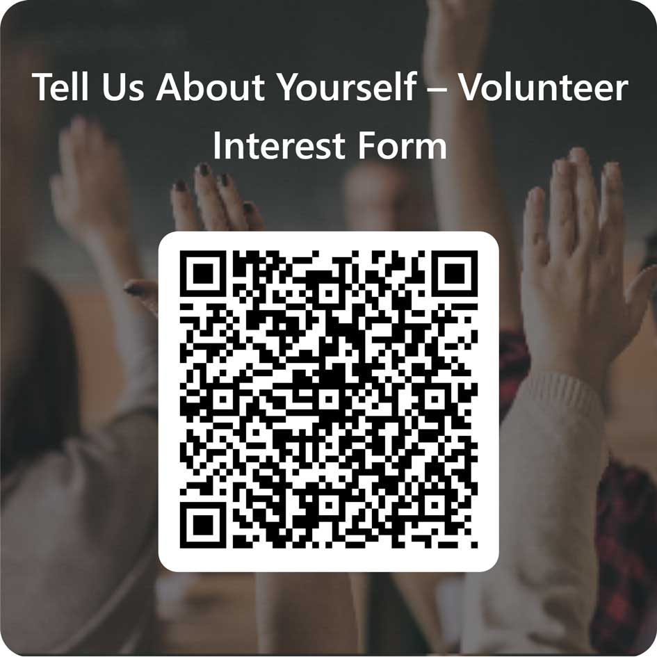 QR Code for Volunteer Interest Form, Northumberland Parent Carer Forum
