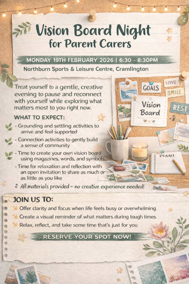 Vision Board Event for Parent Carers